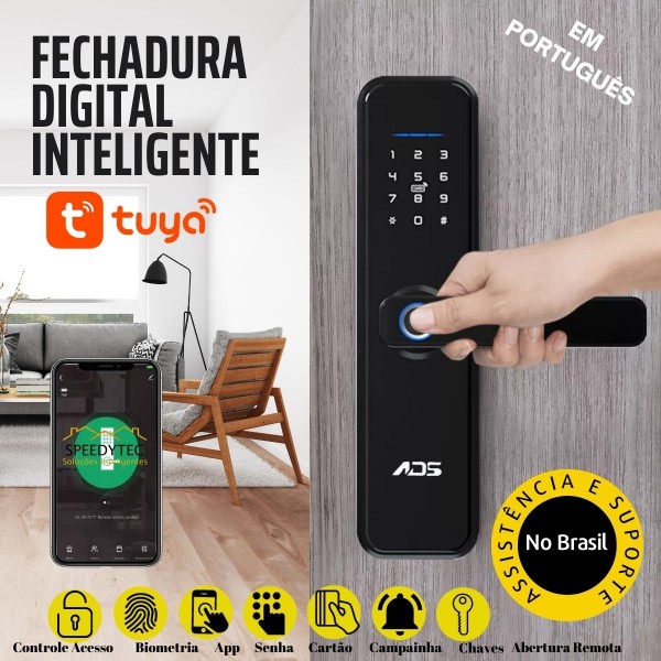 Fechadura Biométrica ADS - F01